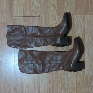Vince Camuro Mordona Tan Leather Riding Boots 6